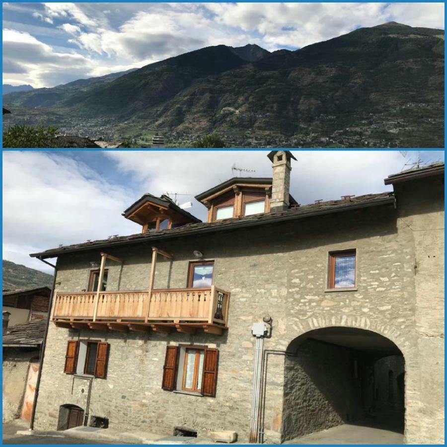 Caratteristico E Accogliente Alloggio Apartamento Aosta Exterior foto